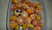 Tvarohové muffiny s ovocem (minimuffinky)