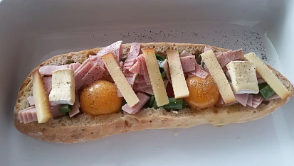 Zapečená bageta