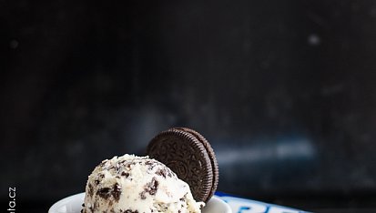 Zmrzlina se sušenkami oreo