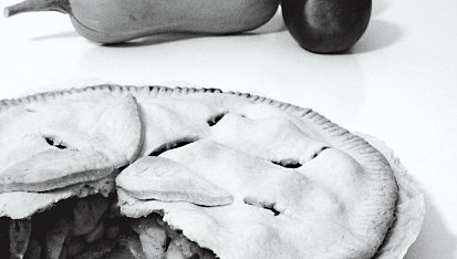 Apple pie s dýňovým pyré