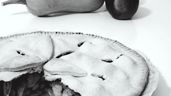 Apple pie s dýňovým pyré
