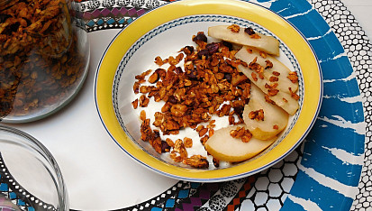 Banánová granola
