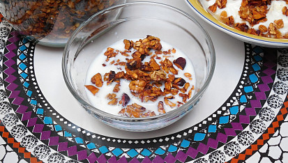 Banánová granola