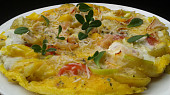 Bramborová omeleta s tvarůžky