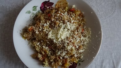 Bulgur se zeleninou v parním hrnci