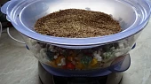 Bulgur se zeleninou v parním hrnci
