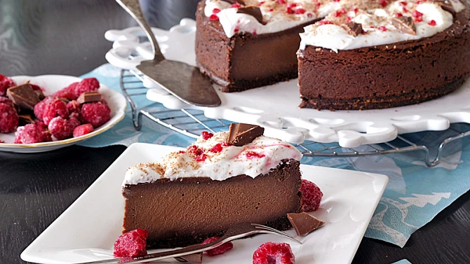 Čokoládový cheesecake