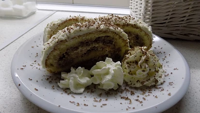 Jablečná roláda II., jablečná roláda