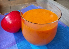 Jablkové smoothie s pečenou dýní a goji