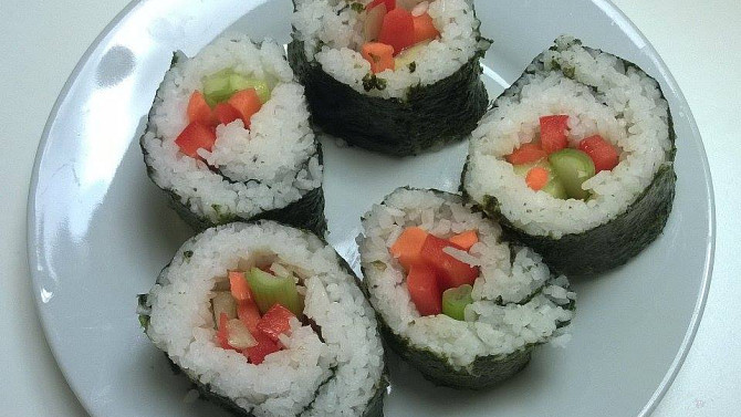 Jednoduché sushi, Hotové sushi