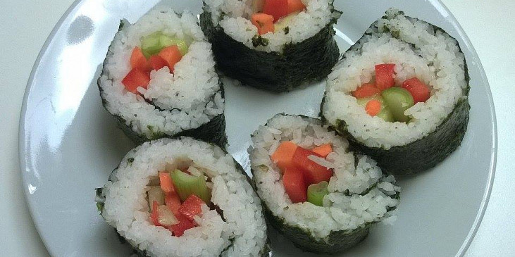 Jednoduché sushi (Hotové sushi)