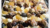 Kecaný koláč (Kleckslkuchen), ... S nádivkou