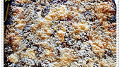 Kecaný koláč (Kleckslkuchen), ... Upečený koláč