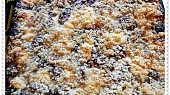 Kecaný koláč (Kleckslkuchen), ... Upečený koláč