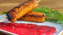 Losos v tandoori koření s řepnou kaší