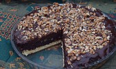 Makovo - čokoládový koláč