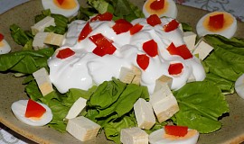 Mangoldový salát s tofu