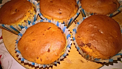 Muffiny s borůvkami