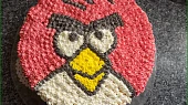 Nepečený dortík Angry Birds