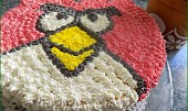 Nepečený dortík Angry Birds