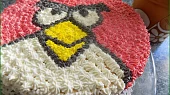 Nepečený dortík Angry Birds