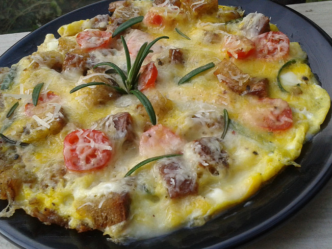 Omeleta s Romadurem