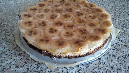 Ovesný dortík s tvarohem a ovocem