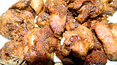Pečená drůbeží játra (detail)