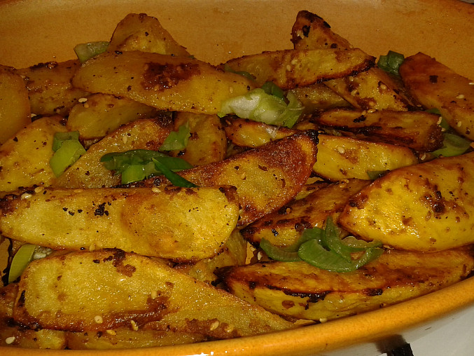 Pečené chilli brambory