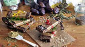 Proteinové tyčinky - raw