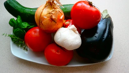 Ratatouille a vepřové maso