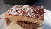 Řezy s tvarohovo - kokosovými kuličkami
