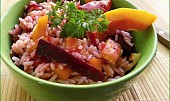 Rýžový salát s podzimní pečenou zeleninou