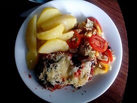 Smažená krkovička v županu