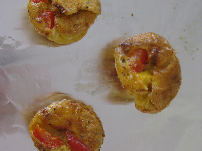 Snídaňové muffinky (omeletové vaječné)