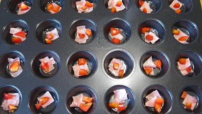 Snídaňové muffinky (omeletové vaječné)