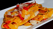 Tagliatelle s pečenou paprikou