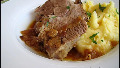 Upečená naložená krkovička