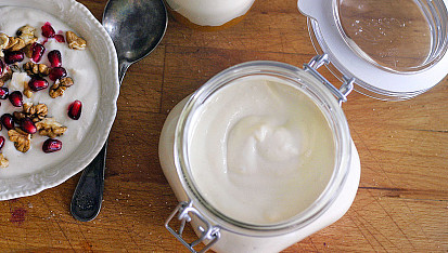 Veganský jogurt