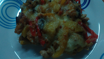 Zapečené kuře na cornflakes