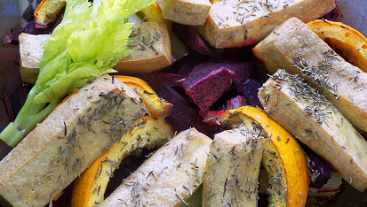 Zapékaná zelenina s tofu