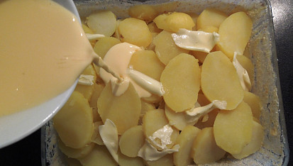 Zapékané filé s bramborami