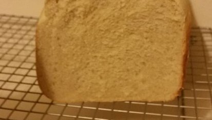 Americký hedvábný chléb; 70% hydratace, Řez chlebem