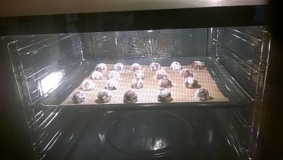 Bezlepkové  kakaovo pomerančové bochánky