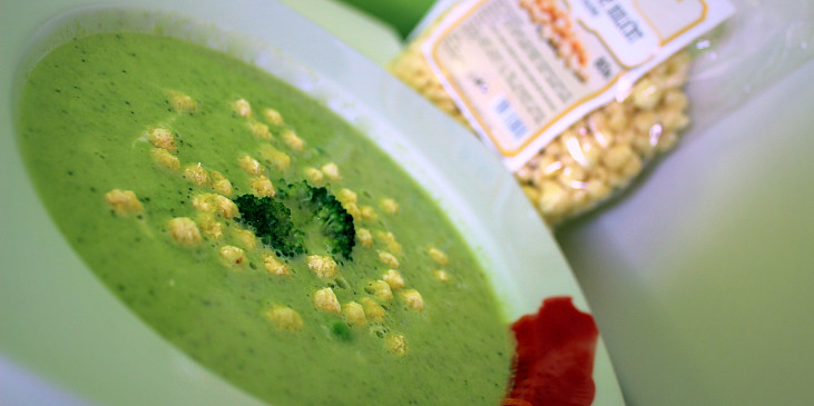 Brokolicovo - hrášková polévka