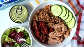 Bulgur s tuňákem a sušenými rajčaty