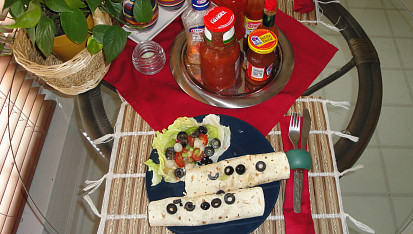 Burrito s olivami