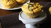 Celozrnné dýňové muffiny