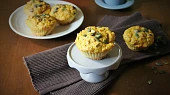 Celozrnné dýňové muffiny
