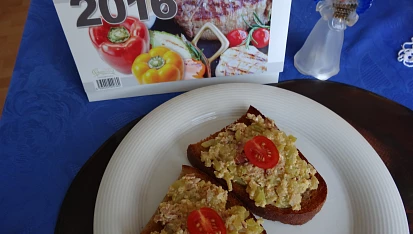 Cuketa jako mozeček se slaninou